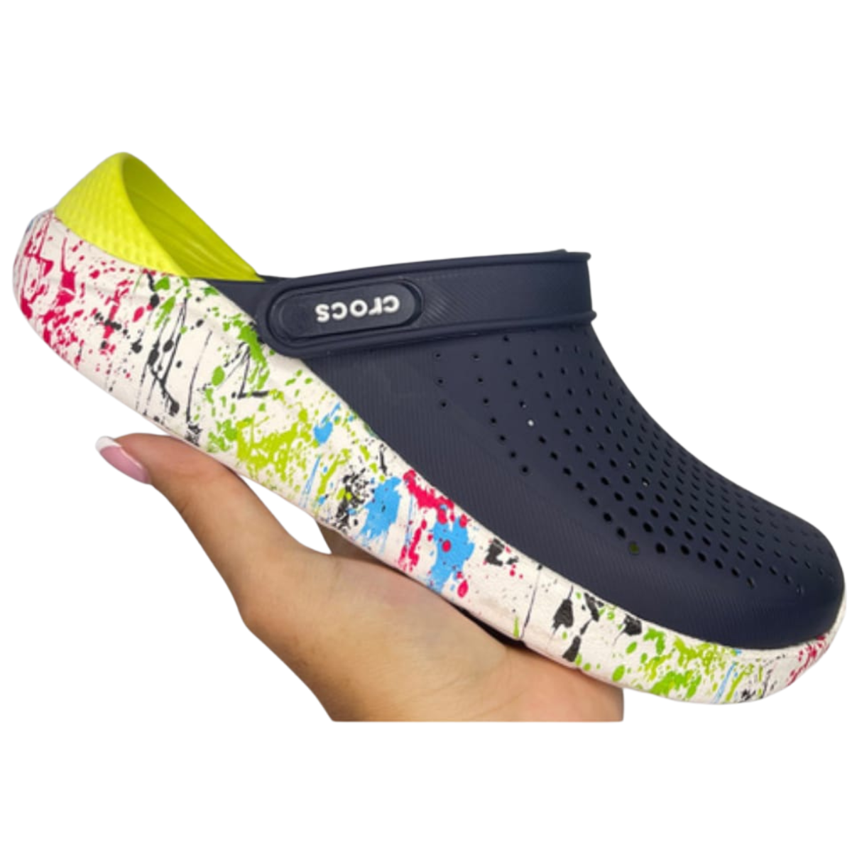 CROCS LITERIDE CHISPAS MUJER: Comodidad y Estilo para tus Pies Las CROCS LITERIDE CHISPAS MUJER son la opción perfecta para quienes buscan comodidad y estilo en su calzado. Si estás buscando un par de Crocs que se adapten a tu estilo de vida, en Onlineshoppingcenterg te contamos todo lo que necesitas saber antes de comprarlas.  ¿Por qué elegir CROCS LITERIDE CHISPAS MUJER? Las CROCS LITERIDE CHISPAS MUJER no solo destacan por su diseño moderno, sino también por la tecnología LiteRide™, que ofrece una increíble amortiguación. Esta tecnología ha sido desarrollada pensando en la máxima comodidad de los pies, ideal para largos días de uso o actividades al aire libre.  Beneficios de las CROCS LITERIDE CHISPAS MUJER Comodidad extrema: La espuma LiteRide™ es más suave que la tradicional, ofreciendo un soporte único. Esta característica también está presente en las Crocs LiteRide hombre y las Crocs LiteRide niño. Estilo versátil: Con detalles brillantes y un diseño atractivo, las Crocs Literide mujer son perfectas para cualquier ocasión, ya sea para usarlas en casa o durante una salida casual. Ligereza y durabilidad: Son ligeras y muy resistentes, haciéndolas perfectas para cualquier temporada, incluidas las Crocs invierno mujer. Variedad de opciones en CROCS LITERIDE MUJER En Onlineshoppingcenterg ofrecemos una amplia gama de modelos para todas las preferencias. Aquí algunas de las opciones más populares:  Modelos destacados Crocs Literide 360 mujer: Este modelo es una evolución de las clásicas Literide, con mayor soporte y ajuste ergonómico. Crocs para mujer con plataforma: Si prefieres algo de altura, estas crocs mujer plataforma son la opción ideal, sin perder la comodidad. Crocs mujer oferta: En nuestra tienda siempre encontrarás promociones para conseguir tus Crocs favoritas al mejor precio.